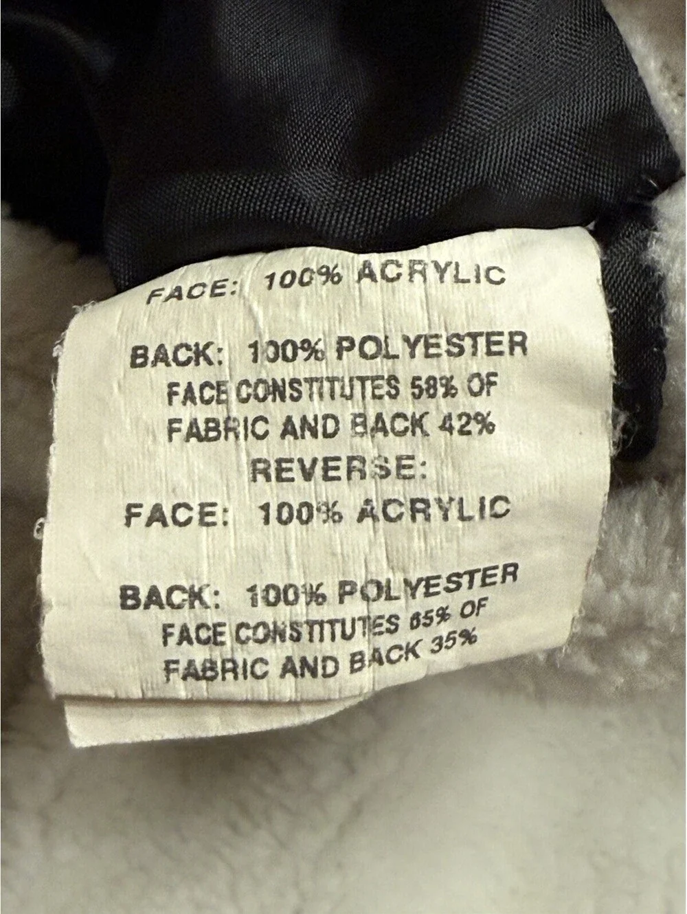 DENALI Heavy Fleece Reversible Jacket Eagle Print Size Large MADE IN USA